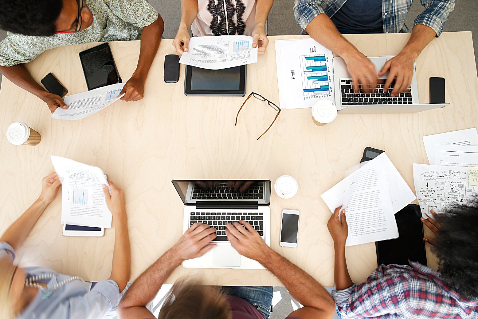 Staff in Meeting